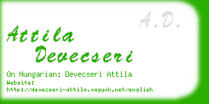 attila devecseri business card